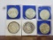 (6) SILVER MEXICO COINS: