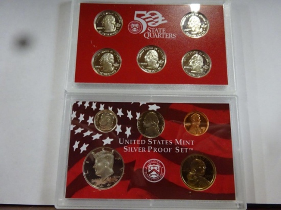2002 UNITED STATES MINT SILVER PROOF SET