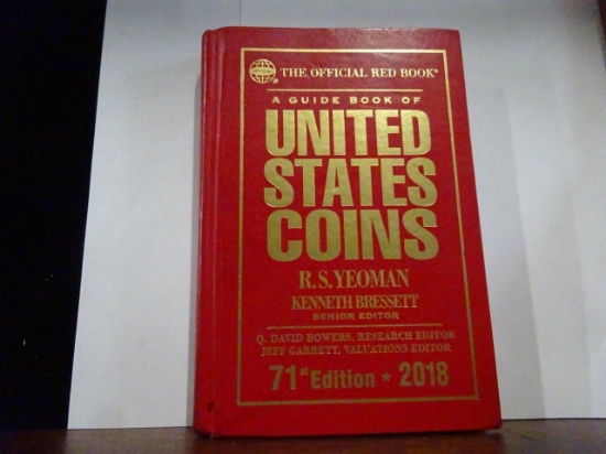 THE OFFICIAL RED BOOK, A GUIDE BOOK OF UNITED STATES COINS, 2018 EDITION