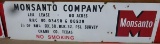 MONSANTO COMPANY PORCELAIN SIGN, CRANE CO TEXAS LEA LEASE