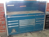 CUSTOM BUILT 13 DRAWER ROLL AROUND TOOL BOX BY MATCO