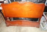 VINTAGE MAHOGANY HEADBOARD AND FOOTBOARD- FULL SIZE BED