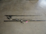 FISHING RODS AND REELS