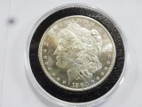 1880-S MORGAN SILVER DOLLAR,