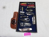 (16) ASSORTED FOLDING KNIVES