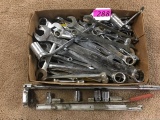 LARGE LOT OF ASSORTED BOX END WRENCHES & SOCKETS