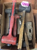 6 ASSORTED HAMMERS