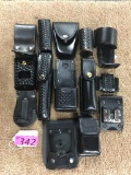 LOT LEATHER POLICE DUTY GEAR