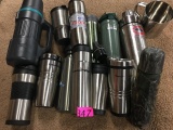 13 ASSORTED THERMOS & THERMOS CUPS