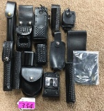 16 PIECES LEATHER POLICE DUTY GEAR