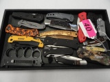 1(16) FOLDING KNIVES INCLUDING SOG, DEWALT, MILWAUKEE