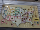 STATE SERIES QUARTERS 1999-2008 COLLECTOR'S MAP,