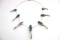 SILVER & TURQUOISE BEAR CLAW NECKLACE