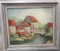 OIL ON CANVAS - P KAUL OR RAUL - COUNTRY RIVER SCENE (29X33