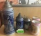 3 GERMAN BEER LIDDED STEINS & 2 AUSTRIAN BEER MUGS