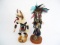 PAIR OF KACHINAS- 