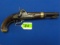 ASTON MODEL 1842 PERCUSSION PISTOL, DATED 1853, NO SR #,