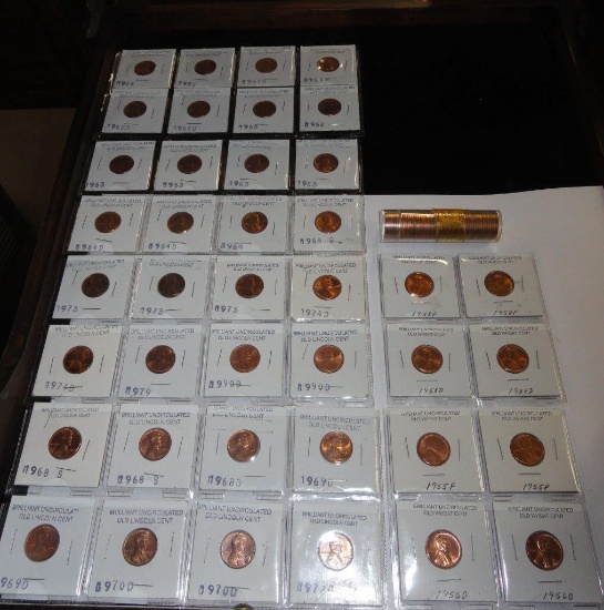 BRILLIANT UNCIRCULATED LINCOLN HEAD CENTS