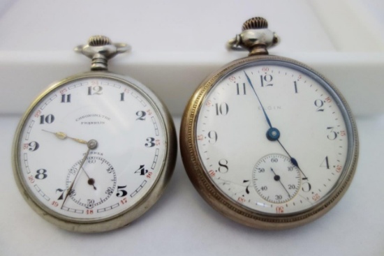 2 POCKET WATCHES: