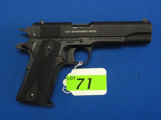 COLT GOVERNMENT 1911 SEMI-AUTOMATIC PISTOL, SR # WD037059,