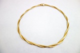 14KT YELLOW GOLD CLASSIC OMEGA CHAIN,