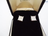10KT YELLOW GOLD AND DIAMOND EARRING