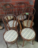 (6) BENTWOOD CHAIRS