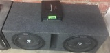 SPEAKER BOX WITH KICKER SPEAKERS & PIONEER AMP