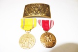 WWII MEDALS & BUCKLE