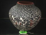 LARGE OLLA FROM ACOMA PUEBLO SIGNED BY LINDA CONCHO