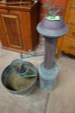 DECORATIVE FOUNTAIN IN FORM OF WATER PUMP