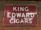 KING EDWARD 2-SIDED PORCELAIN SIGN