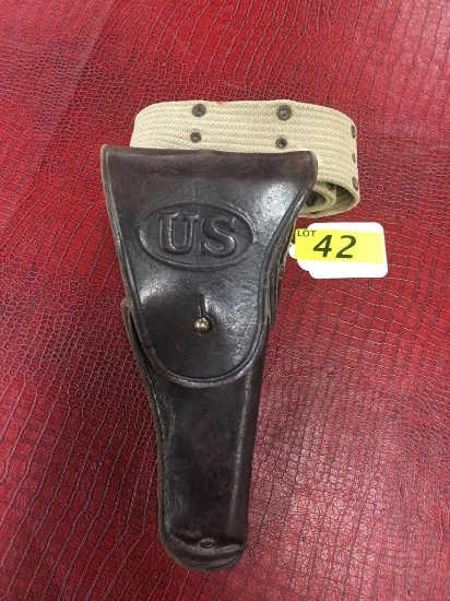 U.S. MARKED HOLSTER & BELT