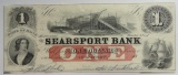 SEARSPORT BANK ONE DOLLAR NOTE, MAINE