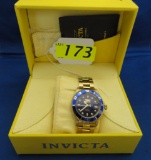 INVICTA MEN'S 8930OB PRO DIVER AUTOMATIC GOLD-TONE BRACELET WATCH