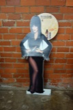 (3) ELVIRA COORS/COORS LIGHT STANDUP CARDBOARD DISPLAYS -