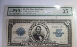 PMG GRADED CHOICE VERY FINE 35 $5 1923 SILVER CERTIFICATE