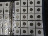 3-RING BINDER FULL OF STANDING LIBERTY (4) & WASHINGTON QUARTERS