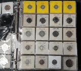 3-RING BINDER WITH TYPE SET COINS: DOLLARS -