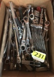 LARGE LOT ASSORTED SNAP-ON, CRAFTSMAN, BLUE POINT & GEAR WRENCH