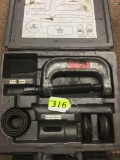 SPX OTC 7249 BALL JOINT SERVICE TOOL SET - INCOMPLETE WITH CASE