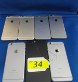 (7) I-PHONES, READY TO ACTIVATE