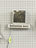 BALLANTINE BEER WALL CLOCK, 12