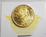 1935 HELVITIA 20 FRANC SWISS GOLD COIN, .1867 OZ