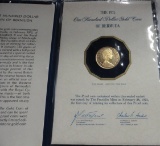 1975 ONE HUNDRED DOLLAR GOLD COIN OF BERMUDA,