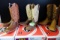 3 PAIR JUSTIN COWBOY BOOTS