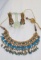 LADIES' COSTUME NECKLACE AND EARRINGS