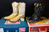 2 PAIR COWBOY BOOTS