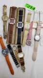 COLLECTION OF (12) LADIES' FASHION WATCHES