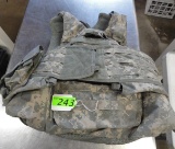 U.S. ARMY DIGITAL CAMO PLATE CARRIER XS WITH 7.62 PLATES